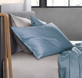 Kussensloop Satinado Riviera Blue - 100% Katoen-Satijn